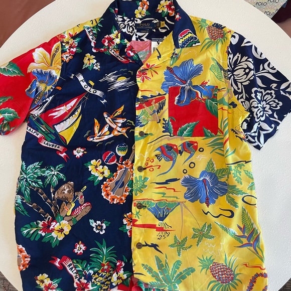 NWT POLO Ralph Lauren Hawaiian Fun Shirt - Picture 1 of 3